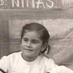 Ana M Briongos en el colegio -1951-