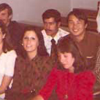 En la Universidad de Tehern con el Dr. Sutudeh -1974-